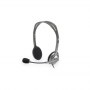 Logitech | Stereo headset | H111 | Built-in microphone | 3.5 mm | Grey - 2